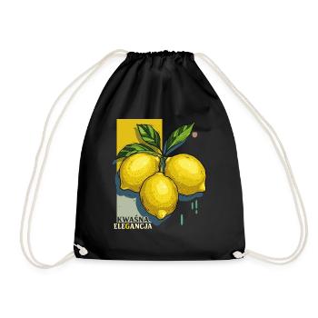 Élégance aigre - Sac de sport léger - noir - Devant