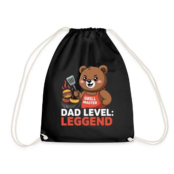 Niveau papa : Leggends Grill Master Bear - Sac de sport léger - noir - Devant