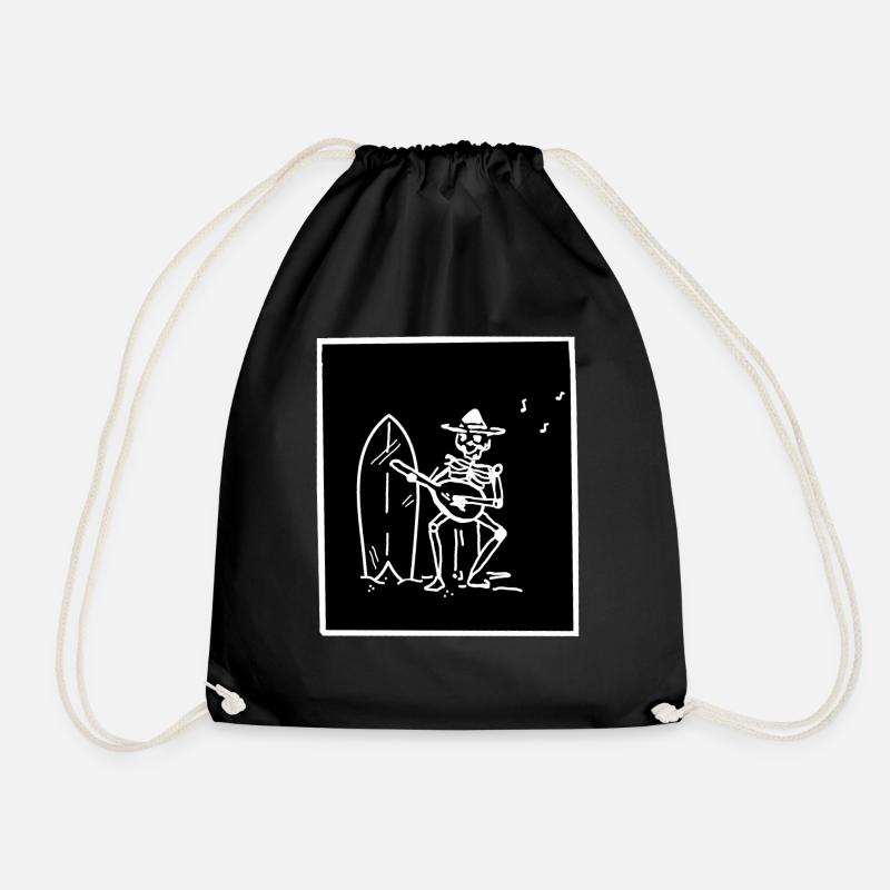 1800 - Drawstring Bag - black