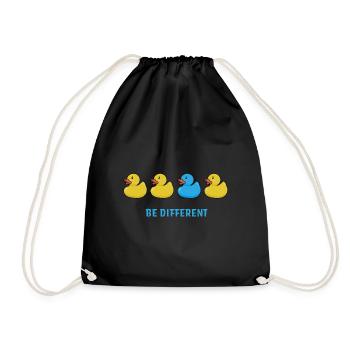 Be Different - Drawstring Bag - black - Front