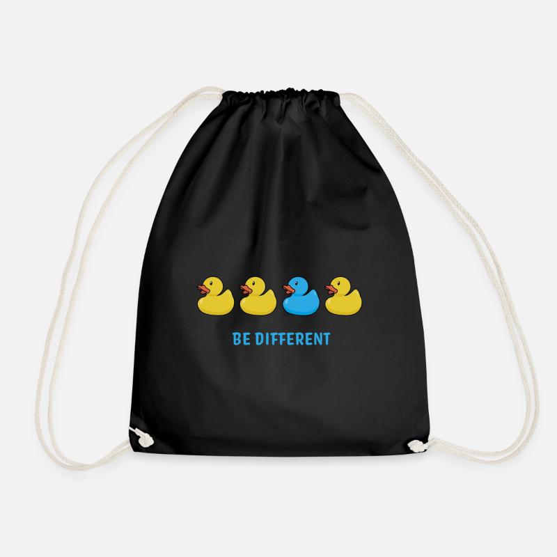 Be Different - Turnbeutel - Schwarz