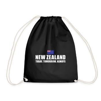 Nouvelle-Zélande Pas de casques Pas de coussinets Rugby néo-zélandais - Sac de sport léger - noir - Devant