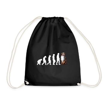 Dog Evolution Aussie - Turnbeutel - Schwarz - Vorne