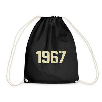Jubilee 1967 - Drawstring Bag - black - Front