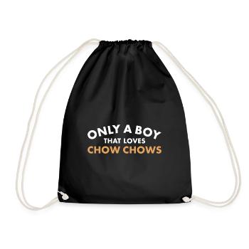 Seulement un garçon qui aime Chow Chow - Sac de sport léger - noir - Devant