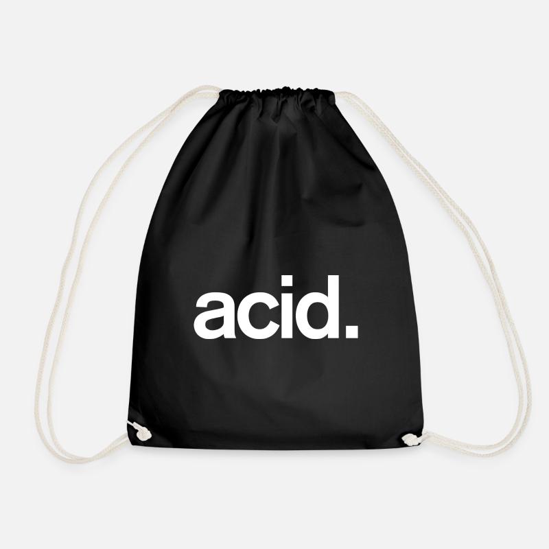 acid. - Turnbeutel - Schwarz
