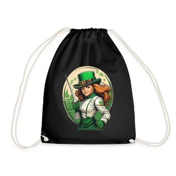 Clôture Trèfle de la Saint-Patrick - Sac de sport léger - noir - Devant