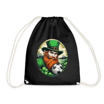Football Trèfle de la Saint-Patrick - Sac de sport léger - noir - Devant