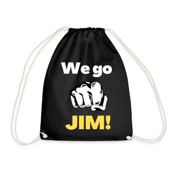 Nous allons JIM - Sac de sport léger - noir - Devant