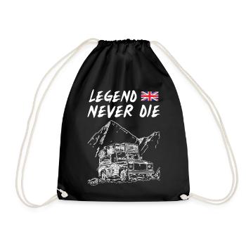 La légende de Landy ne meurt jamais - Sac de sport léger - noir - Devant