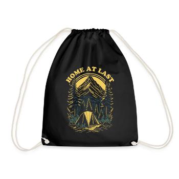 Montagne Nature Et Camping - Sac de sport léger - noir - Devant