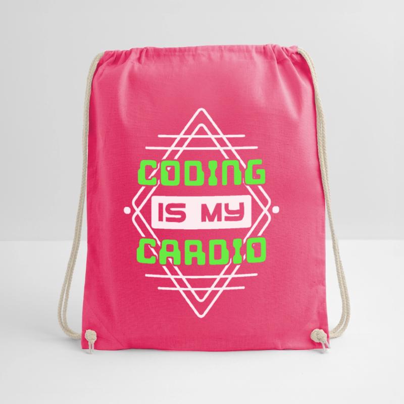 Developer Statement Code Scripting Web Developer Drawstring Bag