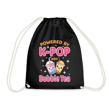 K-Pop et Bubble Tea Corée - Sac de sport léger - noir - Devant