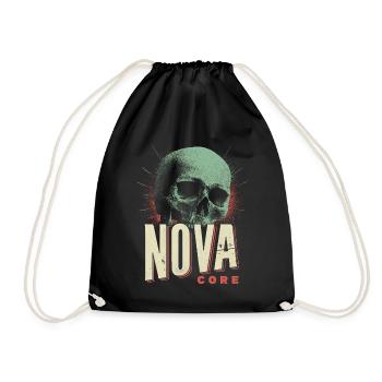 Nova Core Schädel - Turnbeutel - Schwarz - Vorne