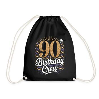 Équipe du 90e anniversaire - Sac de sport léger - noir - Devant
