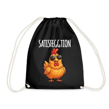 Poulet de la Satisfaction - Sac de sport léger - noir - Devant