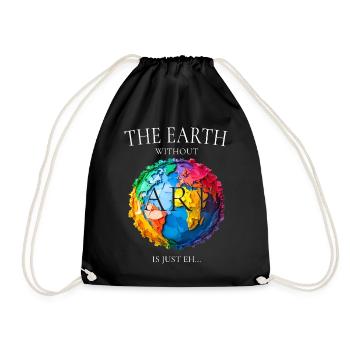 The Earth Without Art - Turnbeutel - Schwarz - Vorne