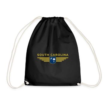 T-shirt de fan de Caroline du Sud – Pour les vrais fans ! - Sac de sport léger - noir - Devant