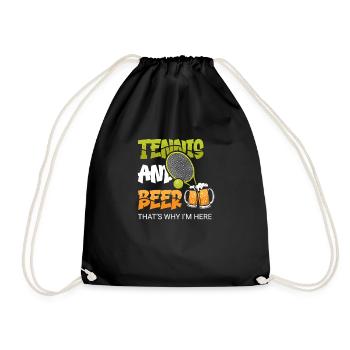 Joueur de tennis présent Tennis Club Coach Sport - Sac de sport léger - noir - Devant