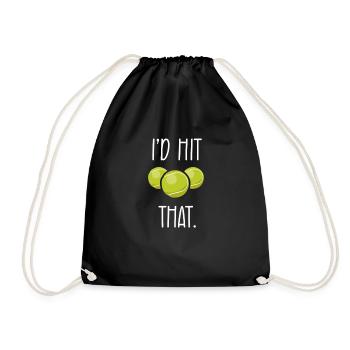 Joueur de tennis présent Tennis Club Coach Sport - Sac de sport léger - noir - Devant