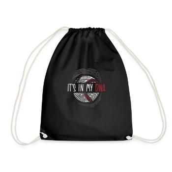 Baseball present home run baseball player athlete - Drawstring Bag - black - Front