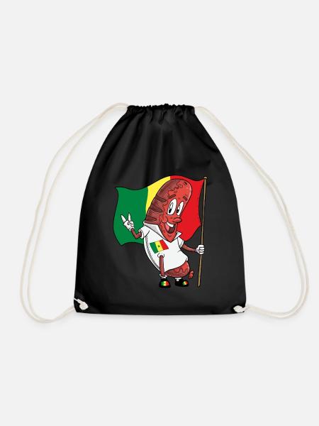 Bratwurst de porc sénégalais - Sac de sport léger - noir