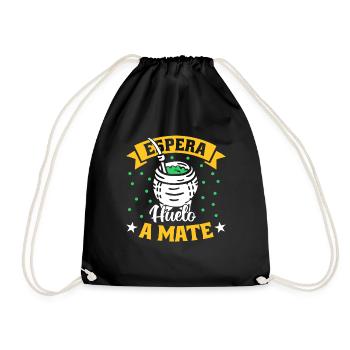 Yerba Mate Loseblatt Yerba Mate Kit Argentinien Dri - Turnbeutel - Schwarz - Vorne