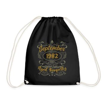 Légendes Septembre 1982 | Gift September 1982 - Sac de sport léger - noir - Devant