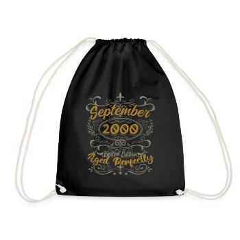 Legends September 2000 | Gift September 2000 - Drawstring Bag - black - Front