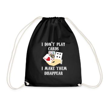 Cadeau de magicien magicien - Sac de sport léger - noir - Devant