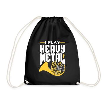 Horn Idée cadeau - Sac de sport léger - noir - Devant
