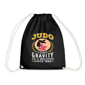 Gravité du judo - Sac de sport léger - noir - Devant