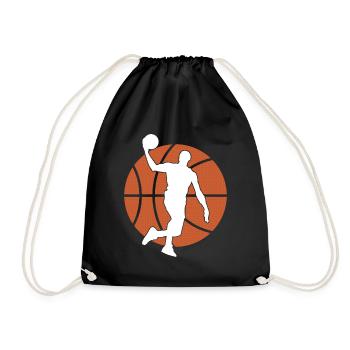 Basketball Graphique De Basket Ball Evolution - Sac de sport léger - noir - Devant