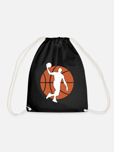 Basketball Graphique De Basket Ball Evolution - Sac de sport léger - noir