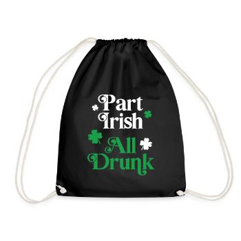 En partie irlandais, tout ivre - Sac de sport léger - noir - Devant