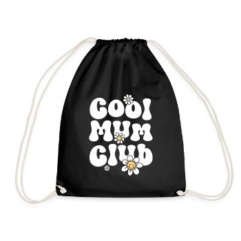 Cooler Mama-Club - Turnbeutel - Schwarz - Vorne