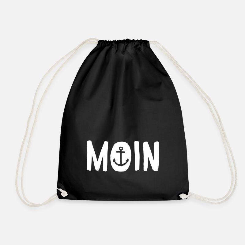 Moin - Drawstring Bag - black