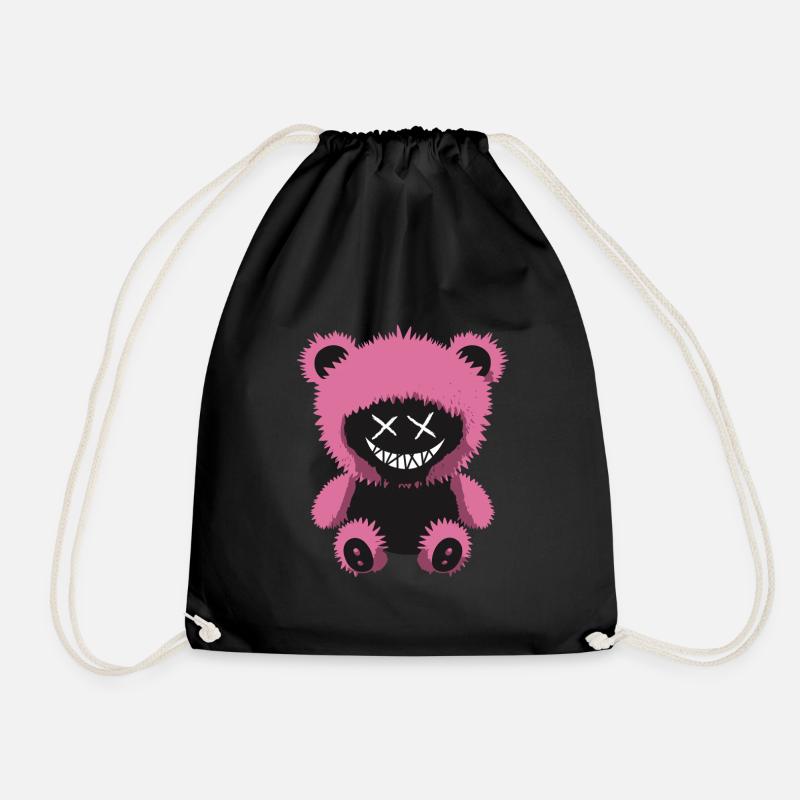Creepy Teddy - Turnbeutel - Schwarz