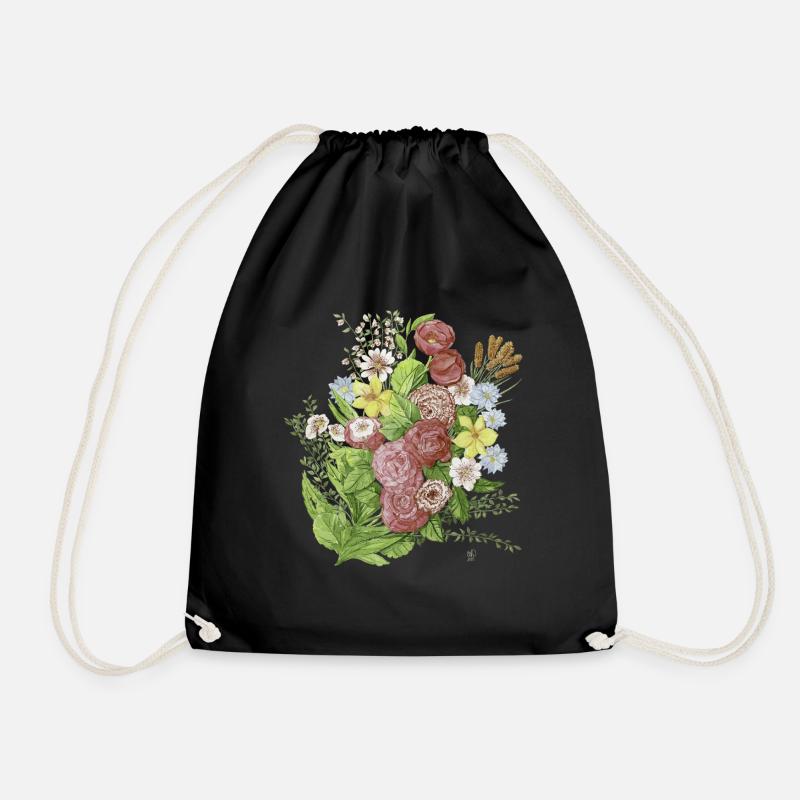 flowers - Sac de sport léger - noir
