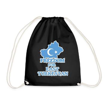 East Turkestan - Turnbeutel - Schwarz - Vorne