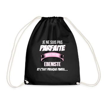 Ebeniste cadeau humour - Sac de sport léger - noir - Devant