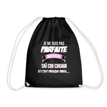Tai chi chuan cadeau humour - Sac de sport léger - noir - Devant