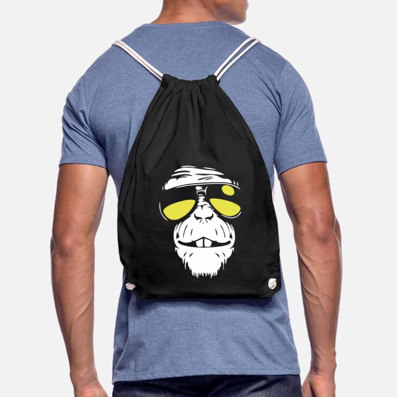 Cool Monkey - Coole Affe Drawstring Bag