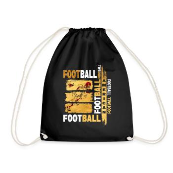Joueur de football américain Gold Vintage Retro Sport - Sac de sport léger - noir - Devant