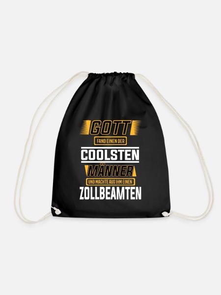 Zollbeamter, einer der coolsten Männer der Welt - Turnbeutel - Schwarz