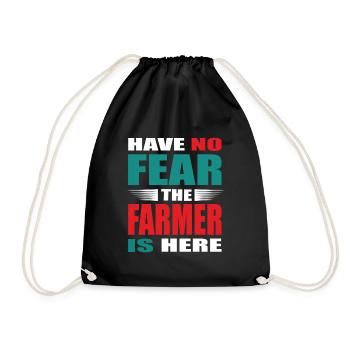 N’ayez pas peur que le fermier soit ici Outfit - Sac de sport léger - noir - Devant