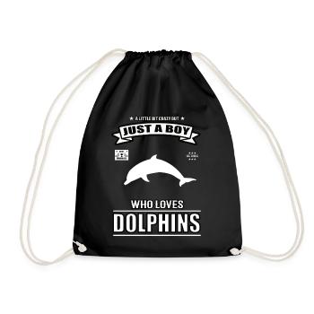 Just a Boy who loves Poodle Outfit - Drawstring Bag - black - Front