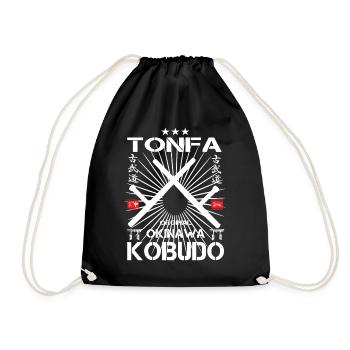 Tonfa Kobudo: Die Kunst von Okinawa - Turnbeutel - Schwarz - Vorne