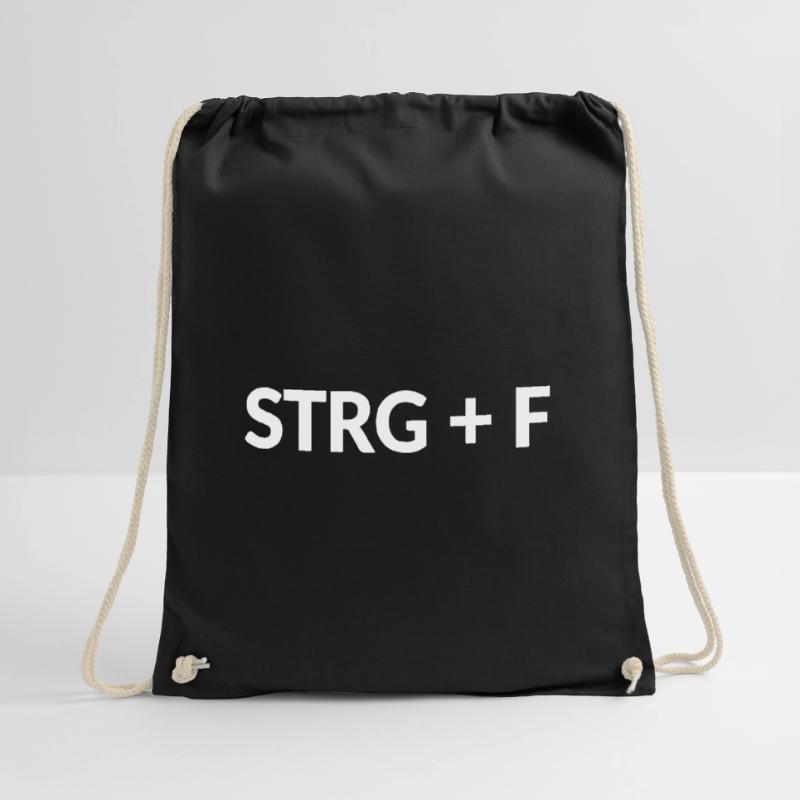 Ctrl + F - Search Function Shortcut Design Drawstring Bag