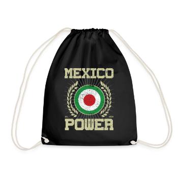 Cool Mexico Design - Drawstring Bag - black - Front